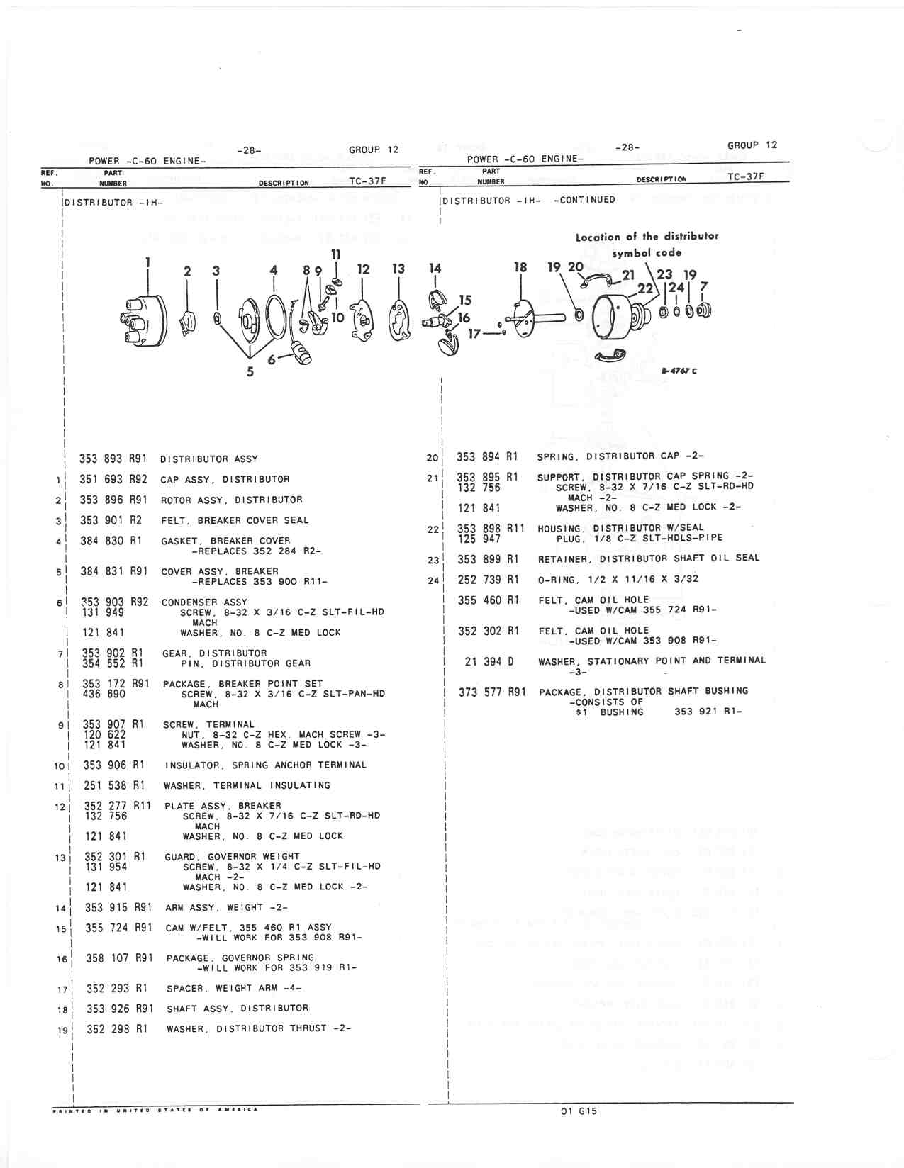 1954 farmall cub point gap with worn cam lobes Farmall Cub